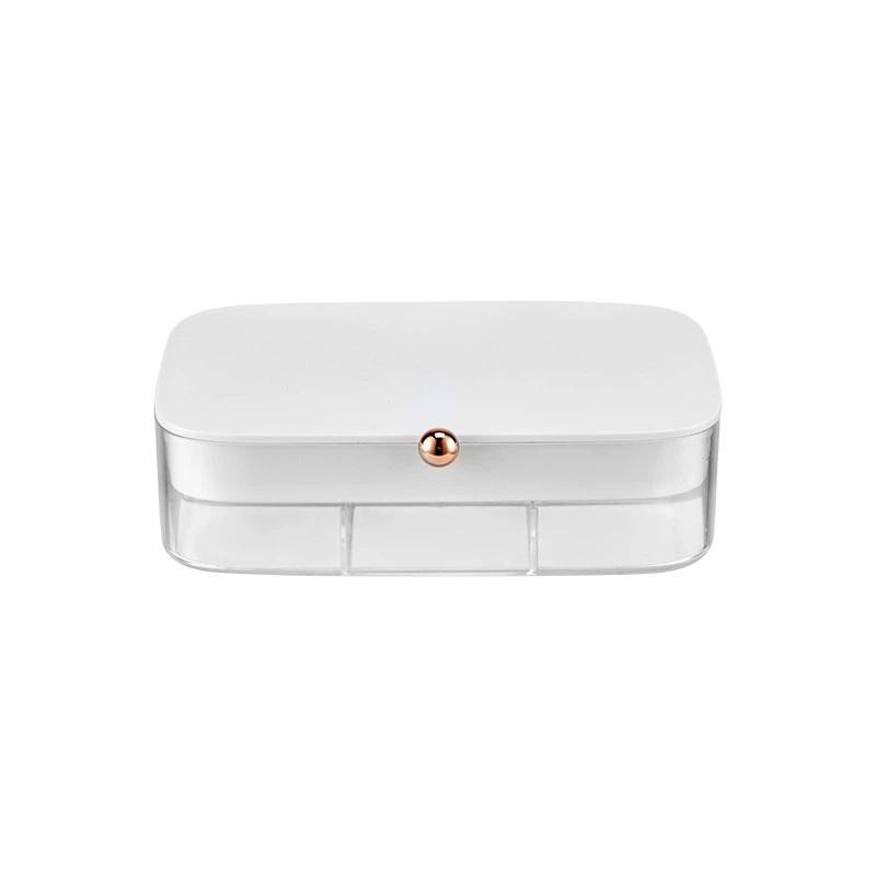 A Stylish Multi Layered Waterproof Jewelry Storage Box Perfect For Organizing And Storing Jewelry белый