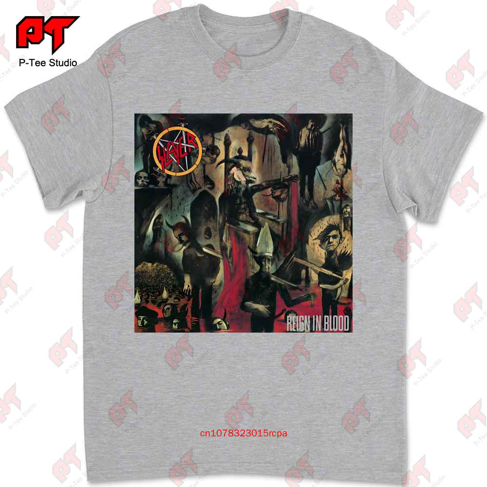 Slayer Reign In Blood Maglietta in Cotone P0L4