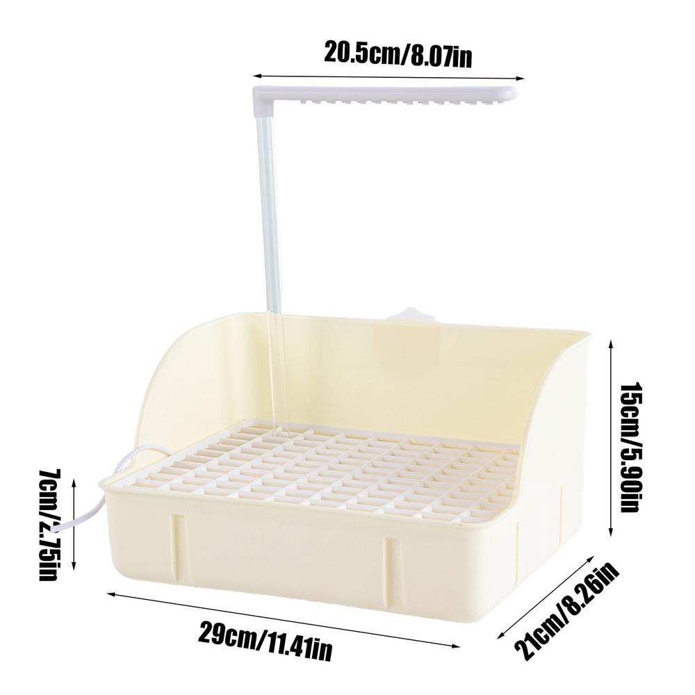 

Автоматическая циркуляция воды Душ для попугая Электрический душ Ванна для попугая Многофункциональный инструмент для купания для пионов Средний белый