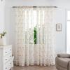 2026 Curtains, Gauze Curtains, Bedroom Translucent Decorative Curtains, Pole Piercing Sheer Curtain