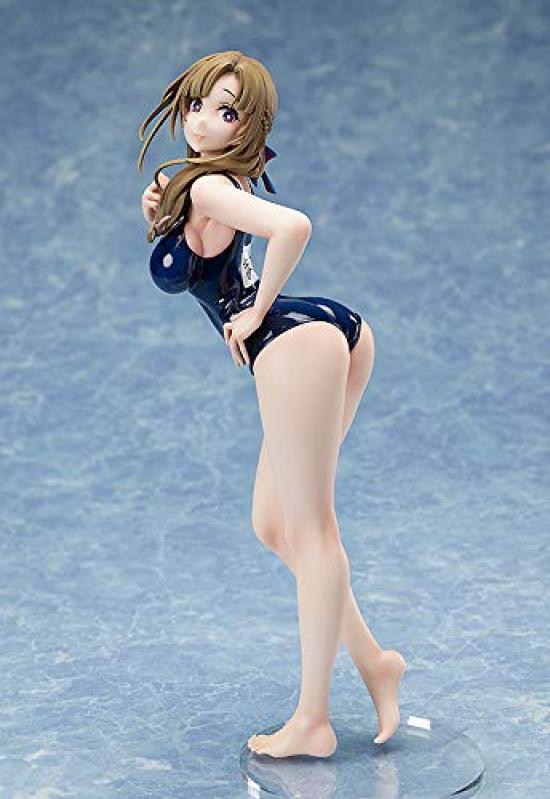 FREEing You Love Your Her Normal Attacks Are and Daisuki Mamako School Swimsuit Scale PVC Painted Complete Figure "Do Mom? Area-of-Attack Double-Hit?"