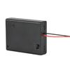4Slot 3A Battery Holder with Spring Contacts and On Off Switcher for 6V Devices Color Wire Included