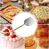 12 Inch Pizza Shovel Metal Non-Stick Pizza Peel with Wood Handle Transfer Tray for Homemade Baking Pizza Cake Bread Pizzas Tools