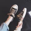 Spring New Bear Low-top Canvas Shoes Female Students Versatile Casual Board Shoes Trendy Sports Shoes