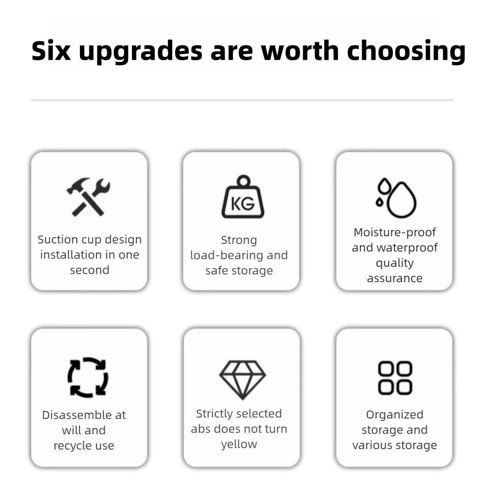 2Pcs Dopamine Vacuum Double Hooks Removable Wall Hanger Creative Shower Hooks Behind the Door