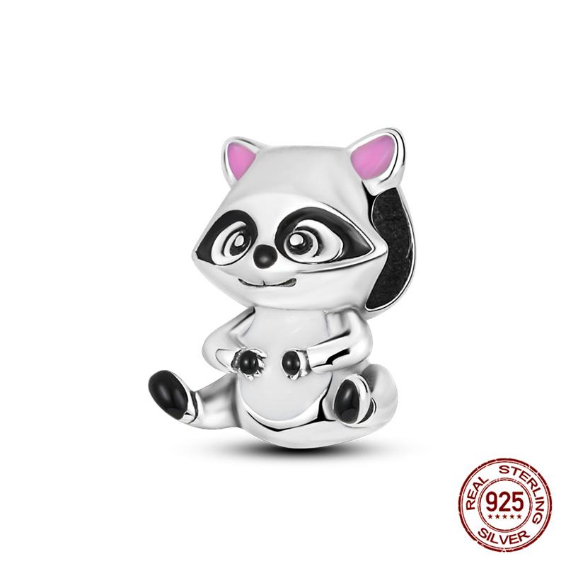 Originale Eulenperlen, 100 % Kupfer, Glückskatzen-Elefanten-Anhänger, passend für Originalarmbänder, DIY-Schmuckherstellung, Geschenk für Frauen