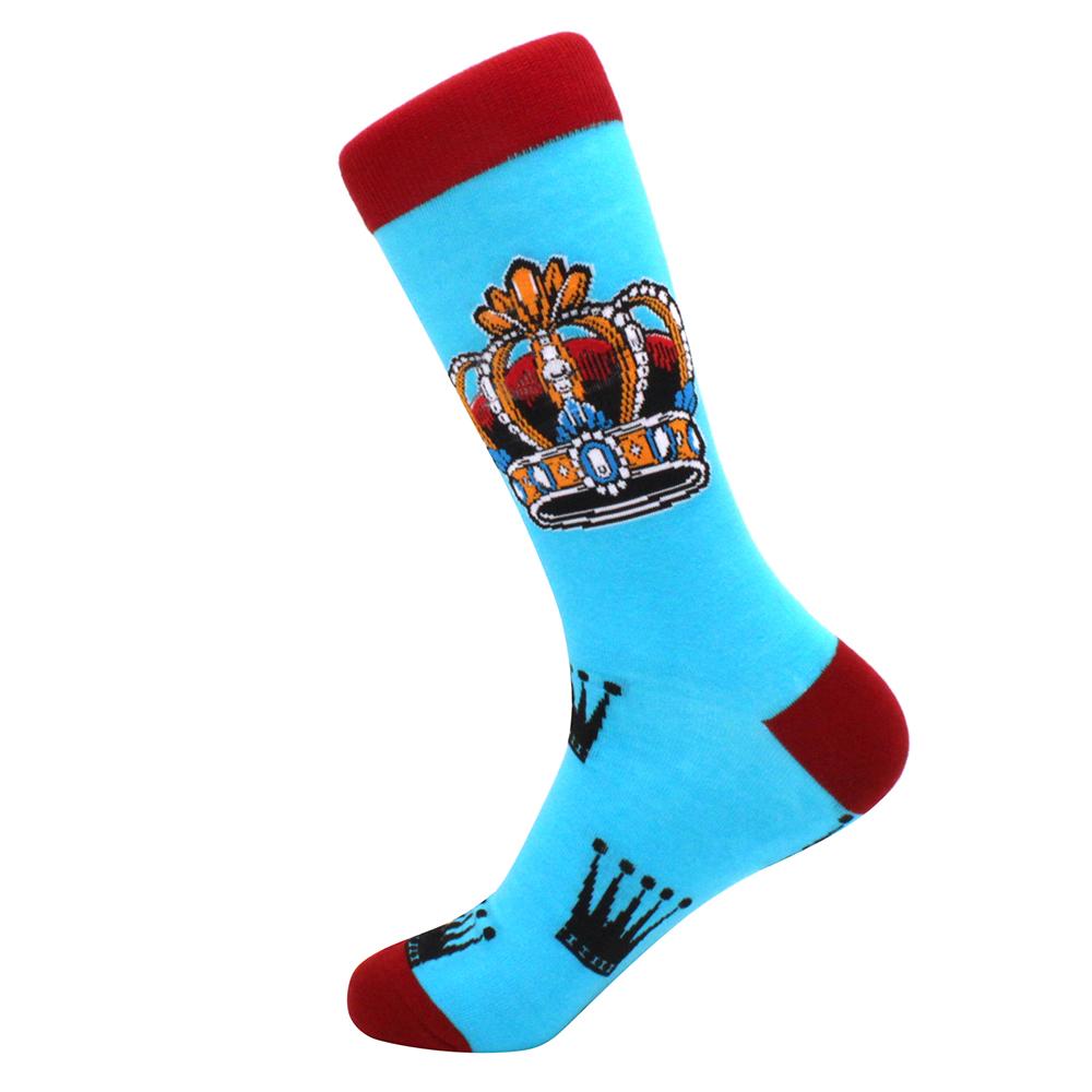 Fashion Funny Mens Socks Hip Hop Harajuku Kawaii Cartoon Cotton Socks Fruit Animal Beer Food Happy Casual Socks Gifts for Men