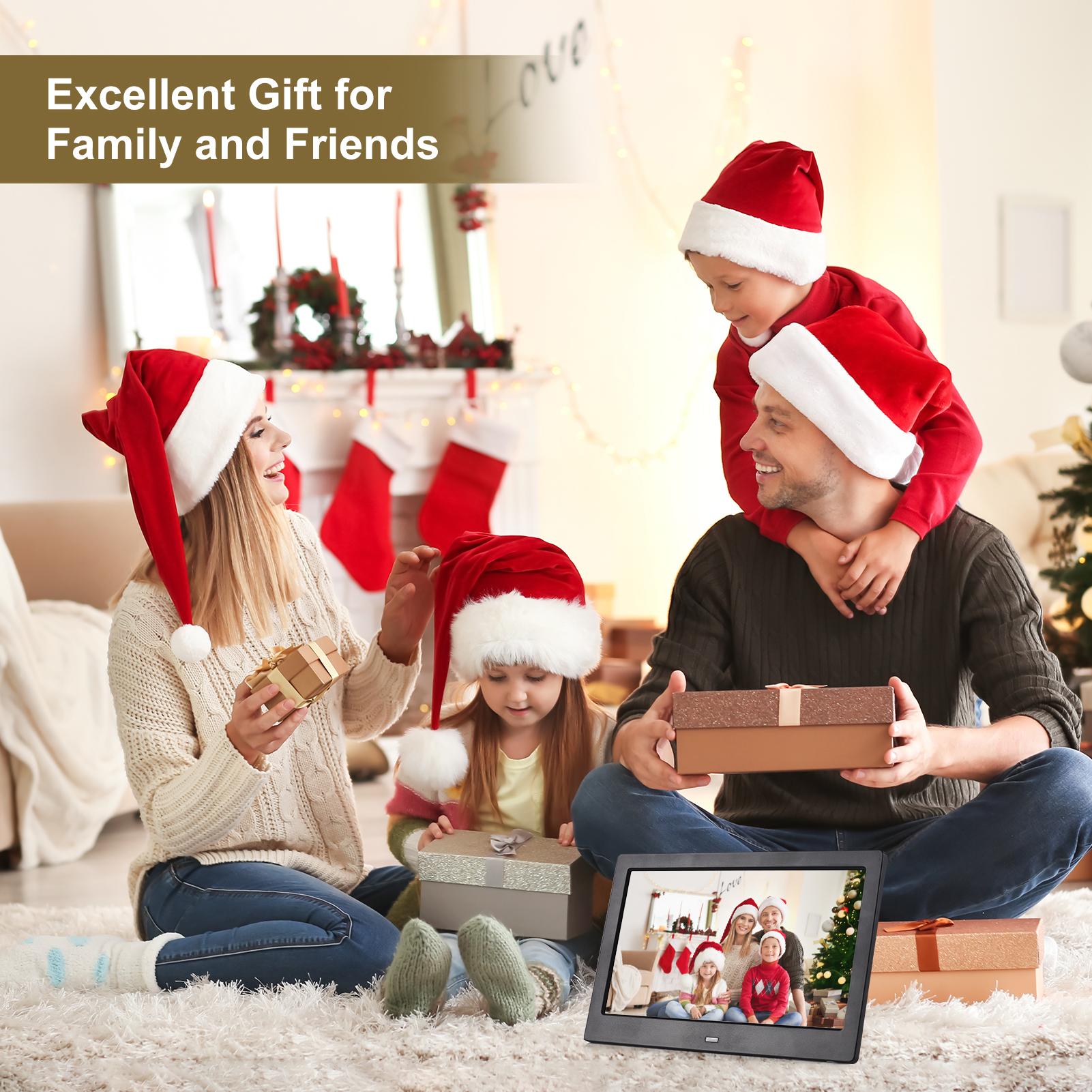 

Andoer 10.1 Inch Digital Photo Frame Desktop Electronic Album Photo Video Music Clock Calendar Functions with
