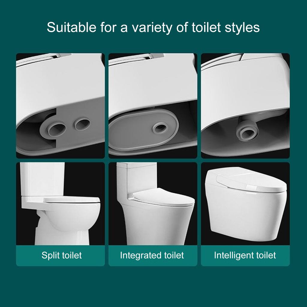 Automatic Closing Toilet Flange Seal Rings Home Bathroom Essential Auto Seal Simple Installs for Odor & Pest Prevention