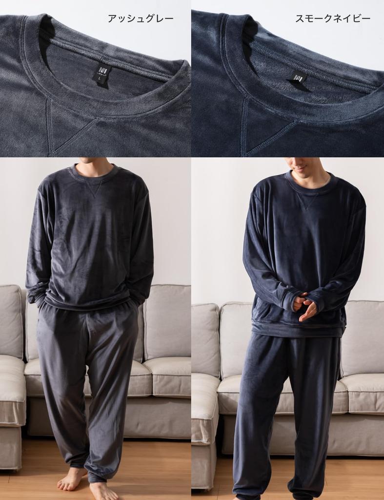 Nutopia Winter Sweatshirt Set Men's (Smoke Navy/L)
