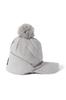 New Balance Golf Women's 2-Way Knit Cap with Brim (Fleece Lining, Removable Visor) / Golf Hat / 012-3287515 020_Gray FR