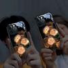Glühende Glühwürmchen Handyhülle, Intelligente Anruf-Flash-Handy-Schutzhülle für iPhone Smart Cover