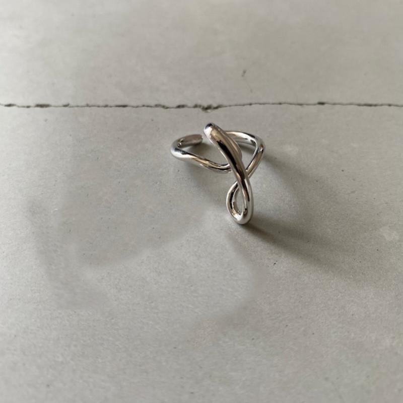 Stylish Minimalist Adjustable Copper Ring For Women With Unique Geometric Design