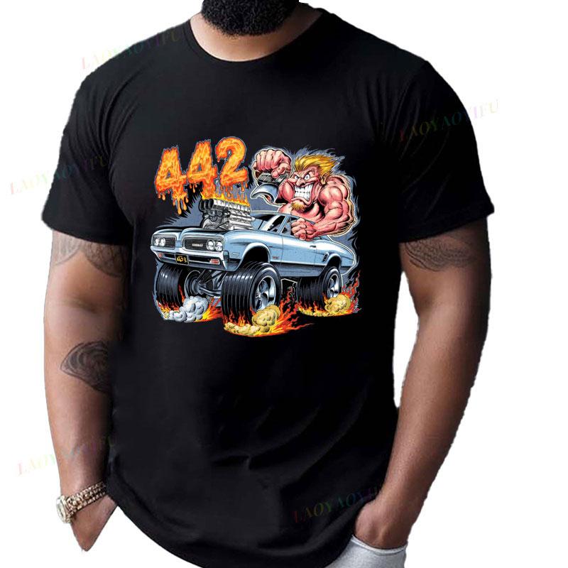 

Vintage Style 1964 Cutlass T-Shirt Classic Muscle Car Gift for Enthusiasts Legendary Design for Car Fans Gothic Man Clothes 5XL різнокольоровий