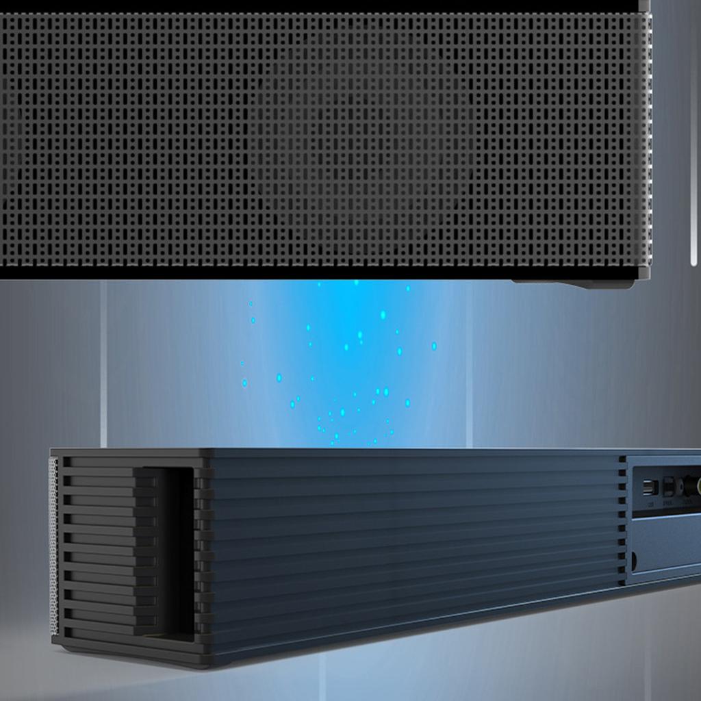 BS-18B 1 Set Multifunction Bluetooth-compatible Soundbar with Optical, Coaxial, and USB Inputs for Better Experience