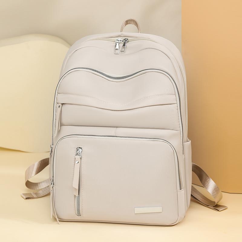 Nylon Backpack Women's Water-repellent Backpack Large Capacity Travel Bag