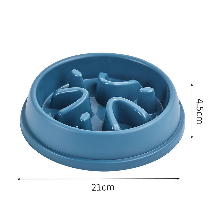 Eco Friendly Hot Selling  Non Slip Pet Slow Eating Drinking Feeding Food Container Mat Dog Pet Slow Bowls Feeders