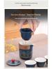 Portable Outdoor Gongfu Tea Set: Quick-Brew Travel Cup with Logo Print - Ideal for Camping and Business Souvenirs