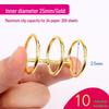 Six-Hole Metal Binder Rings - Multi-Hole Loose Leaf Binding Clip