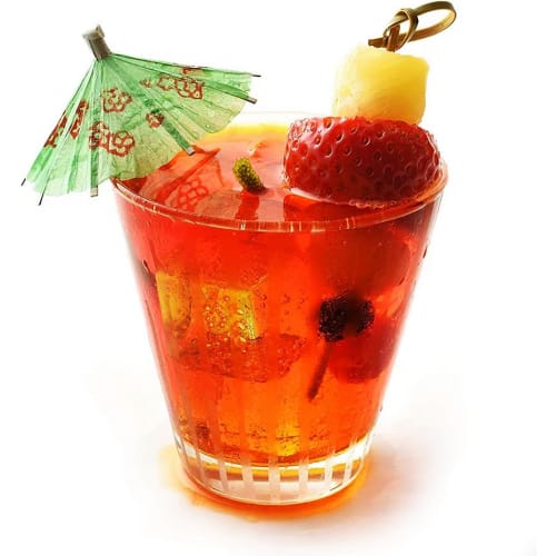 220-Piece Toothpick Umbrella Picks, Cocktail Picks, Mini Parasols, Party Straws, Fruit Picks, Perfect for Bars, Restaurants, Events, and Party Supplie
