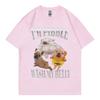 Baby French Bulldog Funny Dog Meme Graphic T Shirts Fashion Vintage Short Sleeve T-shirts Men Women Loose Cotton T-shirt