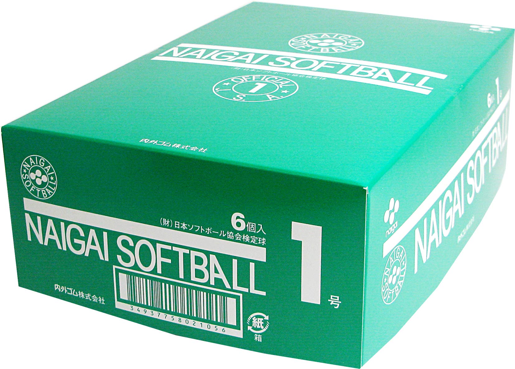 

136001 Naigai Softball Certification 1 Cork No. (6 pieces)