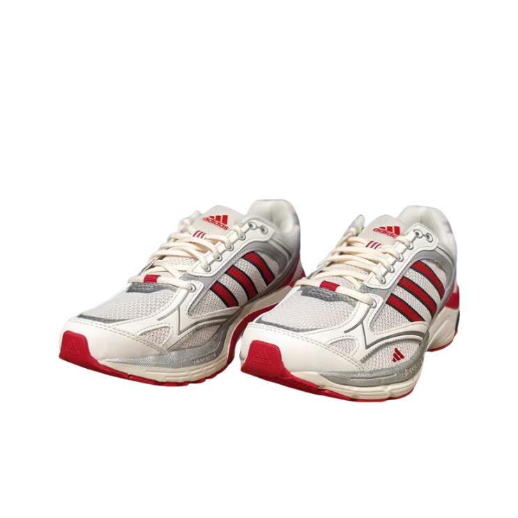 Adidas Spiritain 2000 Fashionable Durable Low-Top Casual Running Shoes Unisex Sneakers White JS3030