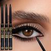 Black Eyeliner Pencils -Waterproof, Sweatproof & Smudge-Proofwith Easy Twist Application for Flawless Eye Makeup