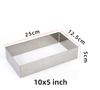 5cm Height Rectangle Thick 304 Stainless Steel Mousse Ring Tiramisu Cake Mold Cheese Fondant Baking Tool Household DIY Bakeware
