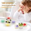 Popular Baby Cartoon Suction Cup Rotating Toy: Soothing Push Car Gyroscope for Dining Table or Chair