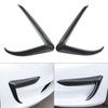 Carbon Fiber Style Front Fog Light Eyebrow Cover Trim For Tesla Model3 2017+ U8