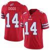 Buffalo Bills NFL Football Jersey 17 Josh Allen 14 Stefon Diggs Mens Cotton Sports Fan Apparel Game Day