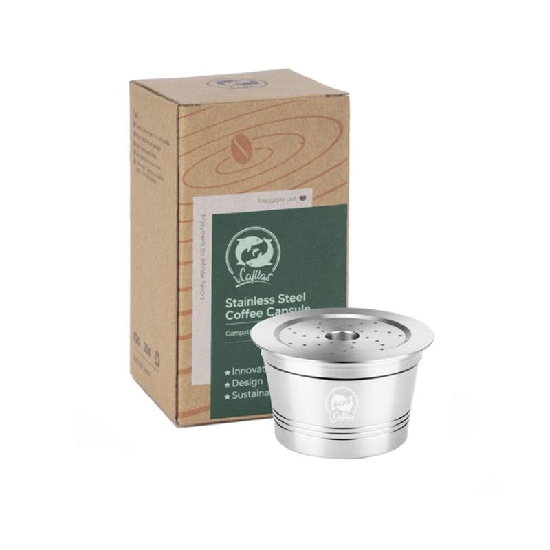 

Refillable Coffee Filter Stainless Steel Capsule Pod For Caffitaly Ruby S21 S22 Tchibo Cafissimo Coffee Maker Accessories