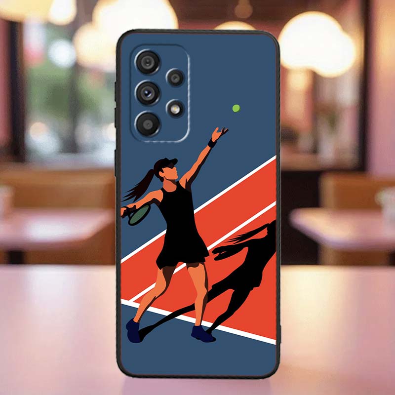 Sports style pattern For Samsung A41 A35 A34 A33 A32 A25 A24 A23 A21s A06 A05 A04 A03 Note 10 20 Ultra 5G Black Case