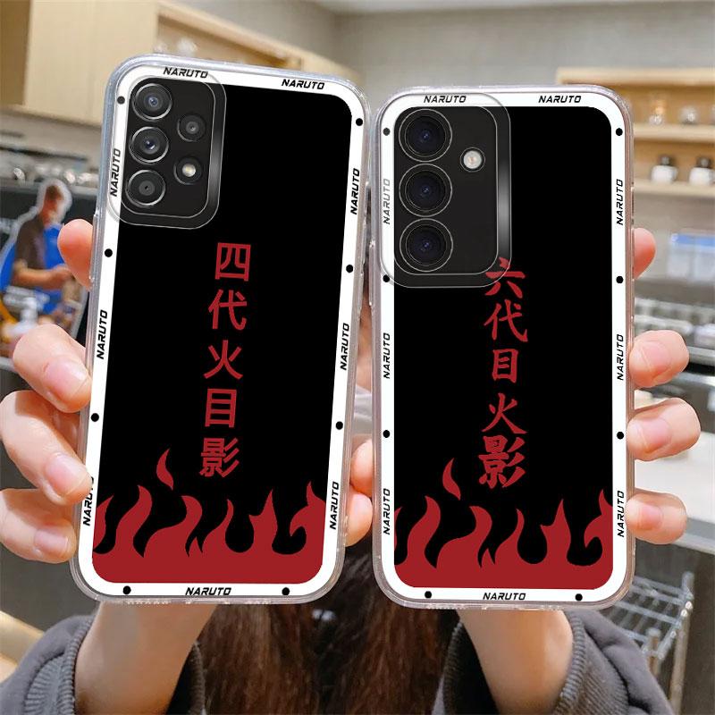 Case for Samsung Galaxy S10 Plus S21 S24 FE S22 Note 10 20 Ultra S25 Ultra S23 S20 Soft Cover Japan Anime N-arutos