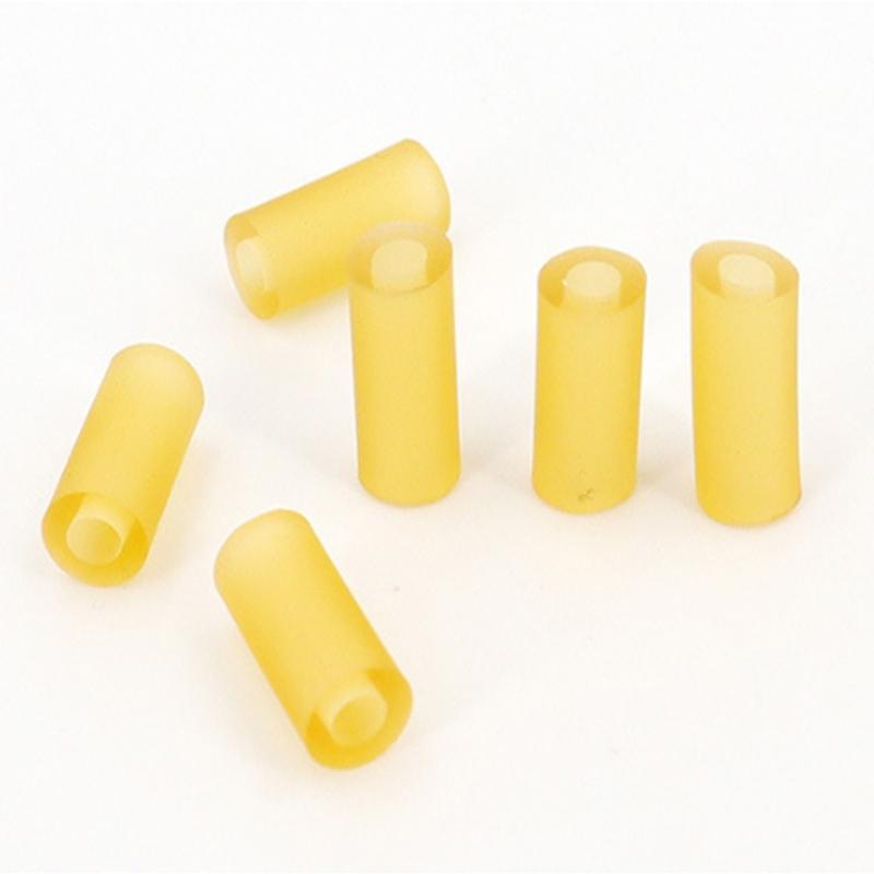 Set of 6 Guitar Pickup Spacer Tubes Flexible Rubber Tubes Rubber Texture Suitable for Quick Adjustable Positioning