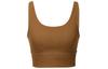 Zenvy Rib Women's Light Support Padded Longline Sports Bra HF1543-281