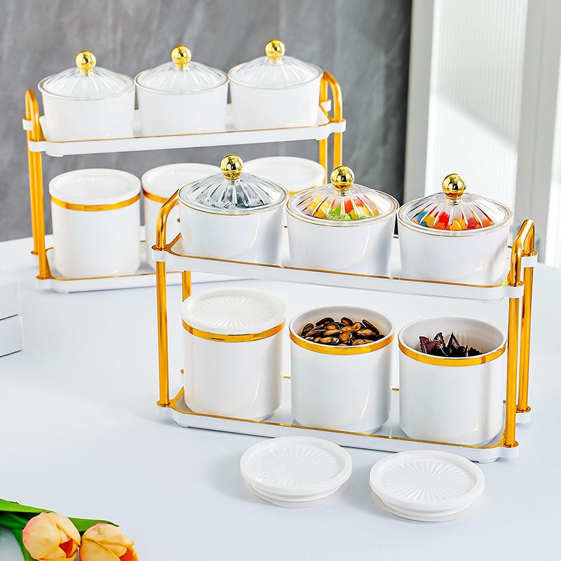 Seasoning Box Household Kitchen Set Combination Salt MSG Seasoning Box Storage Seasoning Jar Seasoning Bottle Jar Sealed
