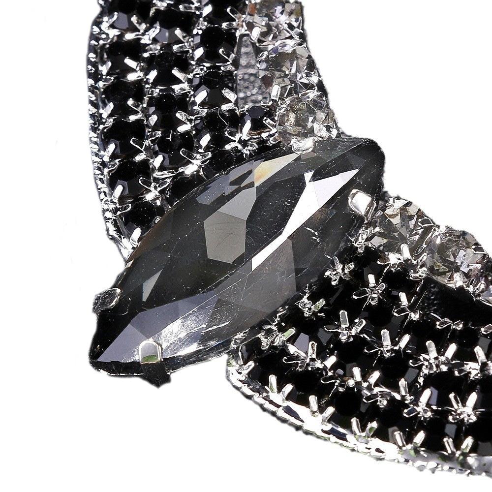 Full Diamond Long Earrings, Personality Trend Exaggerated Earrings, Hip Hop Style Women'S Earrings Earrings
