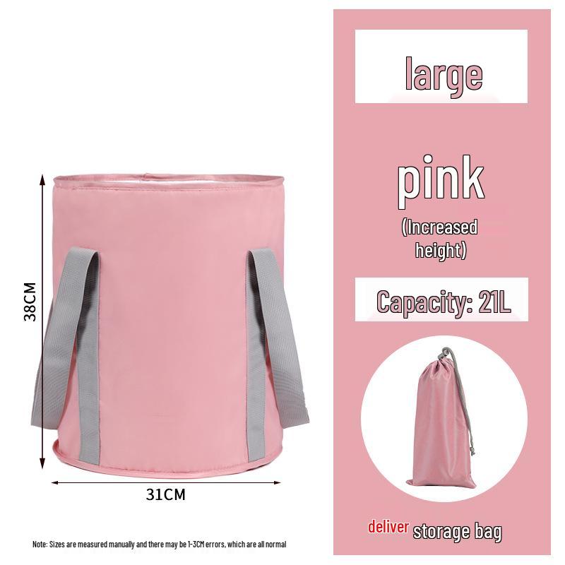 Winter Portable Multifunctional Foot Bath Bucket - Insulated & Foldable for Home or Dorm Use