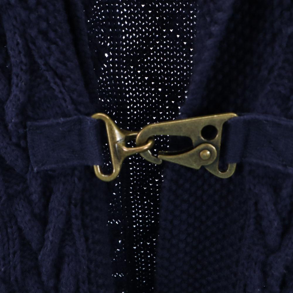 LAURENJEANSCO.RALPH LAUREN Long sleeve Shawl collar hook knit cardigan M Women Used