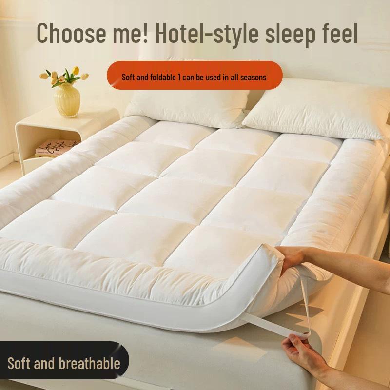 Dicke Tatami-Matratzenauflage für Schlafzimmer: Faltbares Einzelbett 90x190, Ideal für Studentenwohnheime & Mietwohnungen