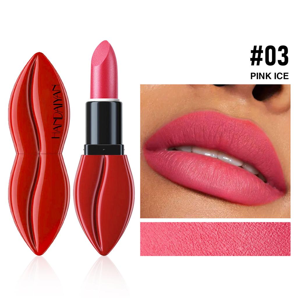 Rossetto Opaco 6 Colori Colori Pieni e Ricchi Idratazione Naturale Confortevole Texture Fine e Liscia Lunga Durata e Facile da Applicare