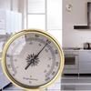 Praktischer 72mm Runder Thermometer-Ring Oberflächen-Hygrometer Feuchtigkeitsmesser Messgerät Keine Batterie Benötigt für Haus Raum Büro
