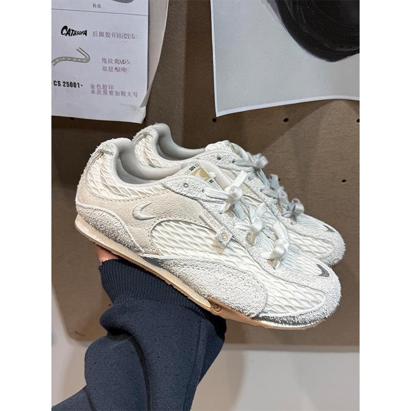 Retro Fischernetzschuhe Damen neue Mesh atmungsaktive Sport- und Freizeitschuhe weiche Sohle