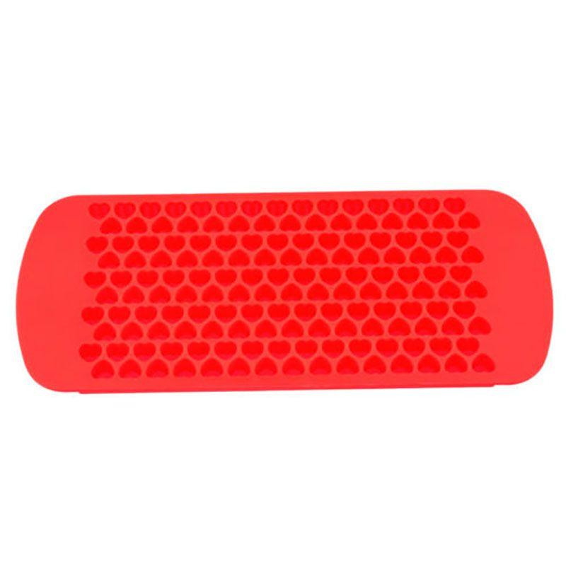 

Premium Quality 160-cell Ice Cube Tray Silicone Mold For Effortless Ice Making 150CavityRed