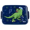 Les Trésors De Lily [A3070] - Fiambrera 'Dinosaurio' azul verde - 16x13x5 cm