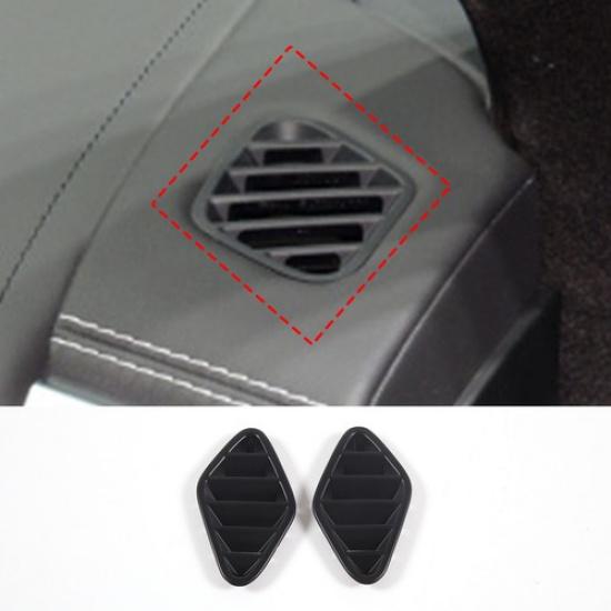 Garniture de Cache-Sortie d'aérateur de Tableau de Bord Noir Mat Pour Jaguar F-TYPE 2013-2024