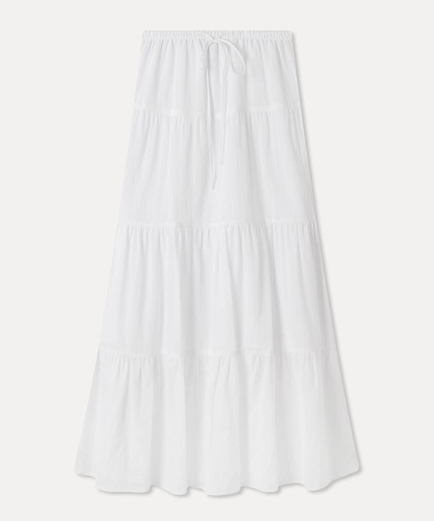 MIXXO Tiered Long Skirt Re Whg410G_Miwwhg52Qg