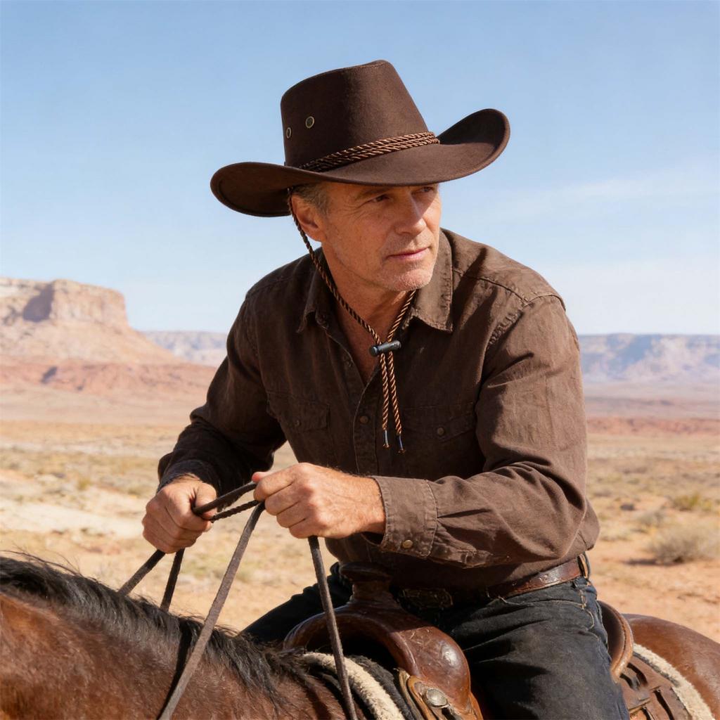 Noble Denim Hat with Delicate Suede Like Texture, Solid Color Curled Brim and Farmer's Crease Shaped Denim Hat, All Season Style